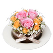 東京都新宿区牛込花政の花　フラワーケーキ（ピンク）